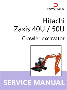 Руководство по ремонту экскаватора Hitachi Zaxis 40U | 50U
