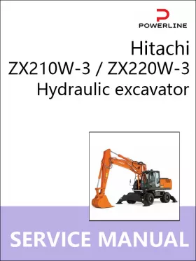 Руководство по ремонту экскаватора Hitachi ZX210W-3 | ZX220W-3