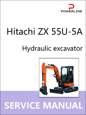 Руководство по ремонту экскаватора Hitachi ZX 55U-5A