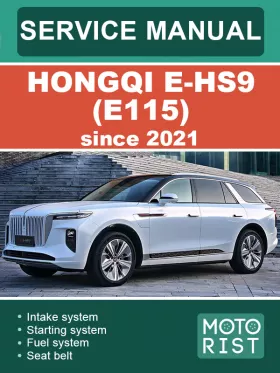 Руководство по ремонту Hongqi E-HS9 E115 c 2021 года