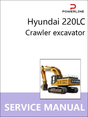 Руководство по ремонту экскаватора Hyundai 220LC