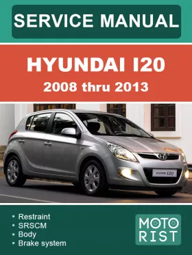 Руководство по ремонту Hyundai i20 с 2008 по 2013 год