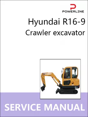 Руководство по ремонту экскаватора Hyundai R16-9