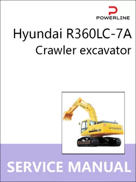 Руководство по ремонту экскаватора Hyundai R360LC-7A