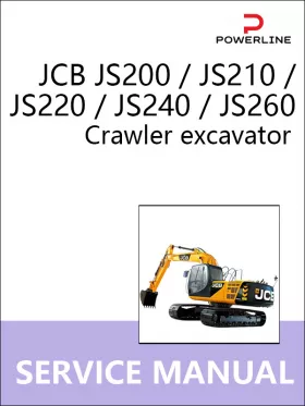 Руководство по ремонту экскаватора JCB JS200 | JS210 | JS220 | JS240 | JS260
