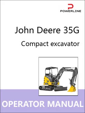 Инструкция по эксплуатации и техническому обслуживанию экскаватора John Deere 35G