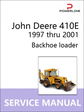 Руководство по ремонту погрузчика John Deere 410E с 1997 по 2001 год