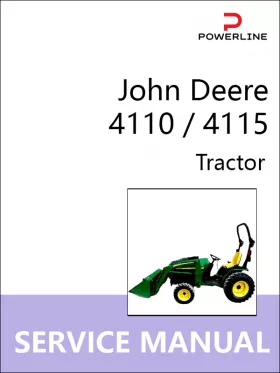 Руководство по ремонту трактора John Deere 4110 | 4115