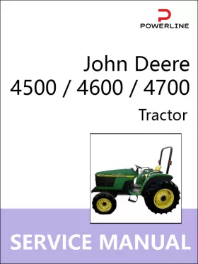 Руководство по ремонту трактора John Deere 4500 | 4600 | 4700