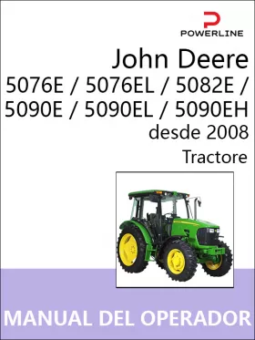 Руководство по эксплуатации и техобслуживанию трактора John Deere 5076E | 5076EL | 5082E | 5090E | 5090EL | 5090EH
