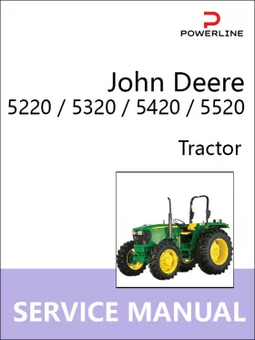 Руководство по ремонту трактора John Deere 5220 | 5320 | 5420 | 5520