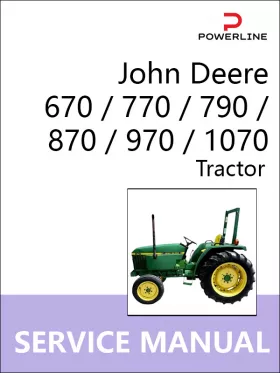 Руководство по ремонту трактора John Deere 670 | 770 | 790 | 870 | 970 | 1070