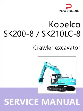 Руководство по ремонту экскаватора Kobelco SK200-8 | SK210LC-8