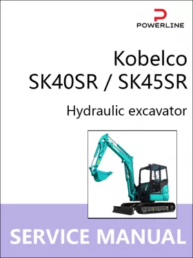 Руководство по ремонту экскаватора Kobelco SK40SR | SK45SR