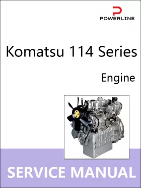Руководство по ремонту двигателей Komatsu 114 Series