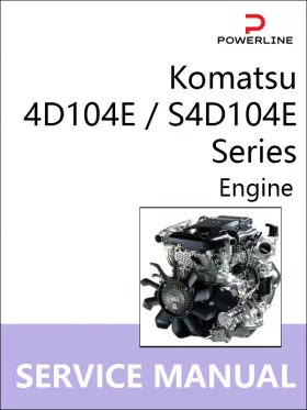 Руководство по ремонту двигателей Komatsu 4D104E | S4D104E Series