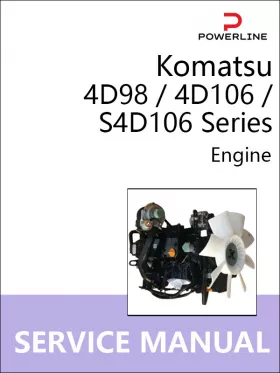 Руководство по ремонту двигателей Komatsu 4D98 | 4D106 | S4D106 Series