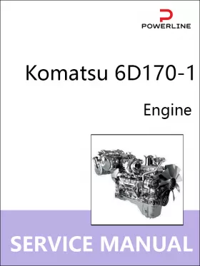 Руководство по ремонту двигателей Komatsu 6D170-1