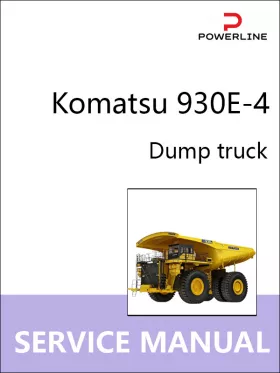 Руководство по ремонту Komatsu 930E-4