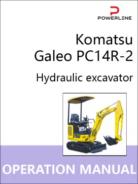 Инструкция по эксплуатации и техническому обслуживанию экскаватора Komatsu Galeo PC14R-2