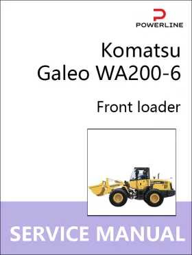 Руководство по ремонту погрузчика Komatsu Galeo WA200-6