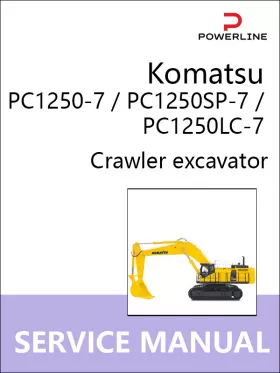 Руководство по ремонту экскаватора Komatsu PC1250-7 | PC1250SP-7 | PC1250LC-7