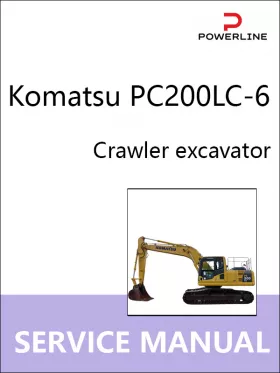 Руководство по ремонту экскаватора Komatsu PC200LC-6