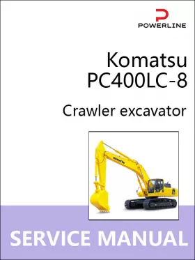 Руководство по ремонту экскаватора Komatsu PC400LC-8