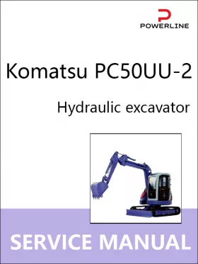Руководство по ремонту экскаватора Komatsu PC50UU-2