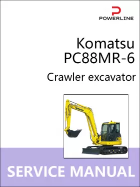 Руководство по ремонту экскаватора Komatsu PC88MR-6