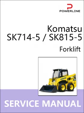 Руководство по ремонту погрузчика Komatsu SK714-5 | SK815-5