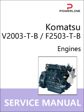 Руководство по ремонту двигателей Komatsu V2003-T-B | F2503-T-B
