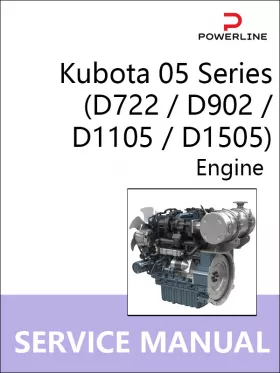 Руководство по ремонту Kubota 05 Series D722 | D902 | D1105 | D1505