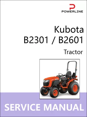 Руководство по ремонту трактора Kubota B2301 | B2601
