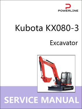 Руководство по ремонту экскаватора Kubota KX080-3