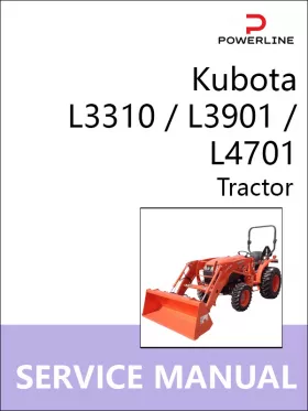 Руководство по ремонту трактора Kubota L3310 | L3901 | L4701