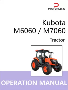 Инструкция по эксплуатации и техническому обслуживанию трактора Kubota M6060 | M7060
