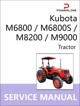 Руководство по ремонту трактора Kubota M6800 | M6800S | M8200 | M9000