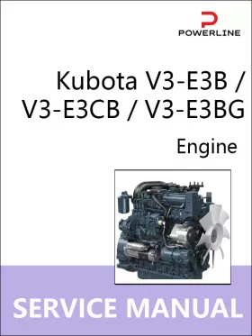 Руководство по ремонту Kubota V3-E3B | V3-E3CB | V3-E3BG