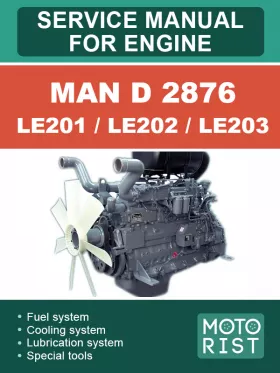 Руководство по ремонту MAN D 2876 LE201 | LE202 | LE203