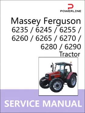 Руководство по ремонту Massey Ferguson 6235 | 6245 | 6255 | 6260 | 6265 | 6270 | 6280 | 6290