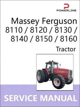 Руководство по ремонту Massey Ferguson 8110 | 8120 | 8130 | 8140 | 8150 | 8160