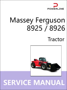Руководство по ремонту Massey Ferguson 8925 | 8926