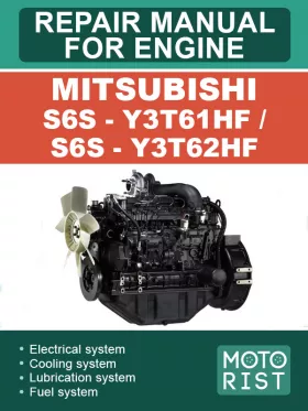 Руководство по ремонту Mitsubishi S6S — Y3T61HF | S6S — Y3T62HF