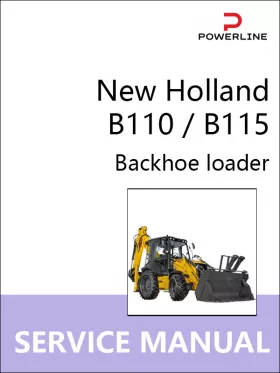 Руководство по ремонту экскаватора-погрузчика New Holland B110 / B115
