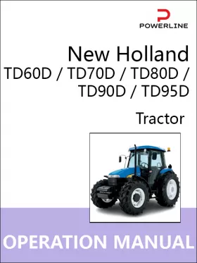 Инструкция по эксплуатации и техническому обслуживанию трактора New Holland TD60D | TD70D | TD80D | TD90D | TD95D
