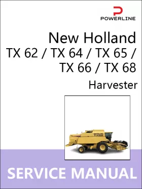 Руководство по ремонту комбайна New Holland TX 62 | TX 64 | TX 65 | TX 66 | TX 68