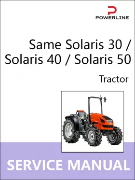 Руководство по ремонту трактора Same Solaris 30 | Solaris 40 | Solaris 50