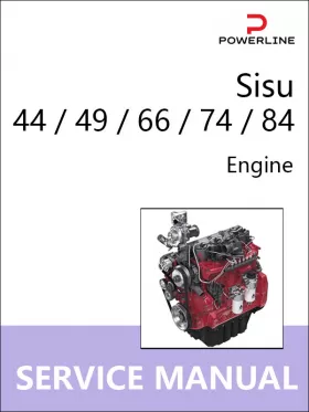Руководство по ремонту двигателей Sisu 44 | 49 | 66 | 74 | 84