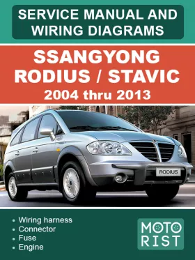 Инструкция по эксплуатации и электросхемы SsangYong Rodius | Stavic